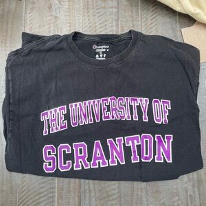 University of Scranton Black T Shirt Size M Unisex